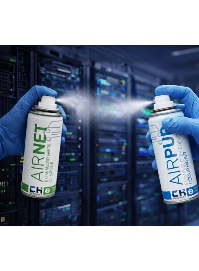 Ch Quimica Car Air Conditioner Cleaner & Cabin Air Freshener Kit Airpur & Airnet Auto 100ml – CH Química - Image 3